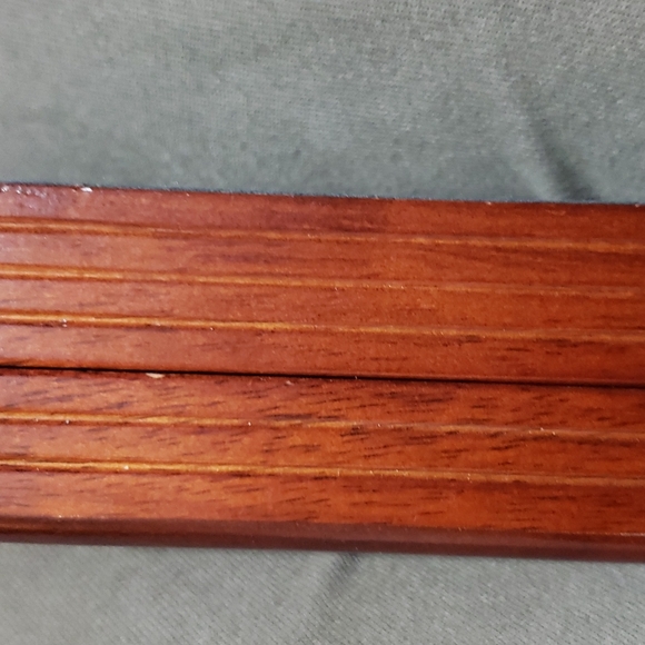 Previously loved Nautica wood 4.5 x 5 5 inch jewelry box - Picture 7 of 9